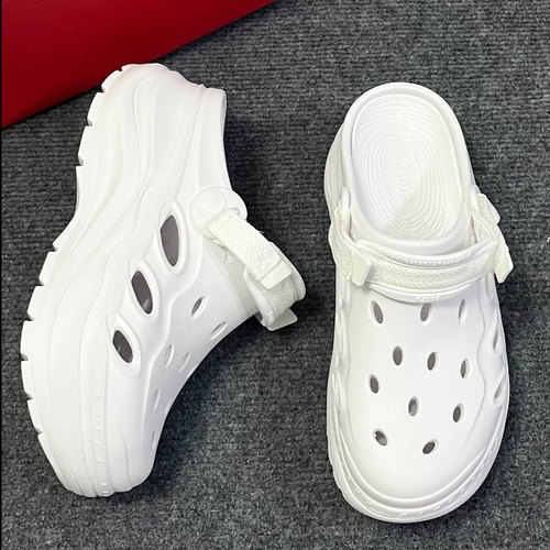 【正品】女款厚底显高 软弹脚感 百搭洞洞鞋 K0EW5LL74CJ-012