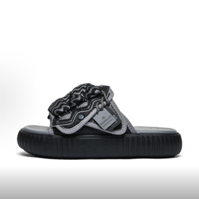 【正品】 男女同款时尚舒适 便捷魔术贴 一字拖鞋K0EX5LT23C