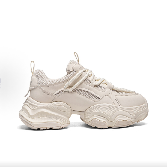 【正品】Kappa卡帕女子厚底 休闲舒适百搭增高老爹鞋K0E25MC23J-0