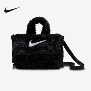 Nike耐克女童斜挎包2025年春季新款收纳拉链口袋柔软包FZ1329-010