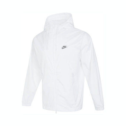 耐克2023年新款男子梭织透气连帽防风休闲运动夹克外套FB7805-100