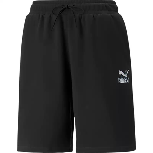 Puma/彪马女子复古经典训练透气运动短裤五分裤533213-01