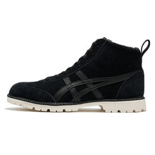 Onitsuka Tiger鬼冢虎 男女款舒适皮革加绒高帮靴1183B407-001