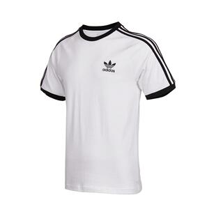 阿迪达斯三叶草短袖 三条纹运动t恤GN3494 男2021夏新款