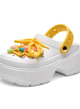 【微瑕】女子潮流可爱凉拖 厚底洞洞鞋K0F25LL56CJ-012