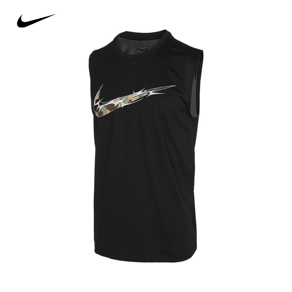 NIKE耐克2025新款男子背心DRI-FIT球衣无袖篮球运动T恤HM4463-010