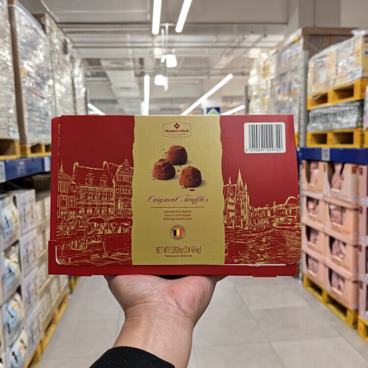 上海代购比利时进口MM原味松露巧克力礼盒装454g代可可脂零食年货