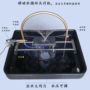 发廊冲水床移动茶麸水循环头疗仪冲水洗头床加装 新款 头道汤水疗机