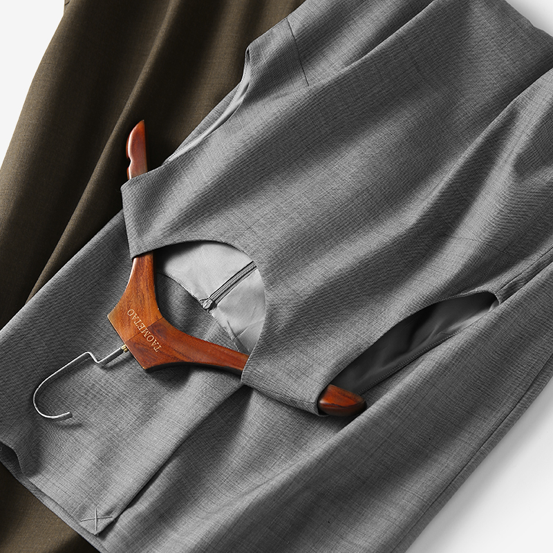 纯色圆领马甲光板无袖裙半身裙