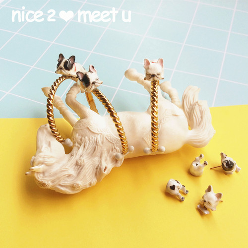现货ins斗牛犬可调节礼物手环