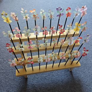 实木簪架 发簪架 簪子架 簪子展示架 发簪收纳
