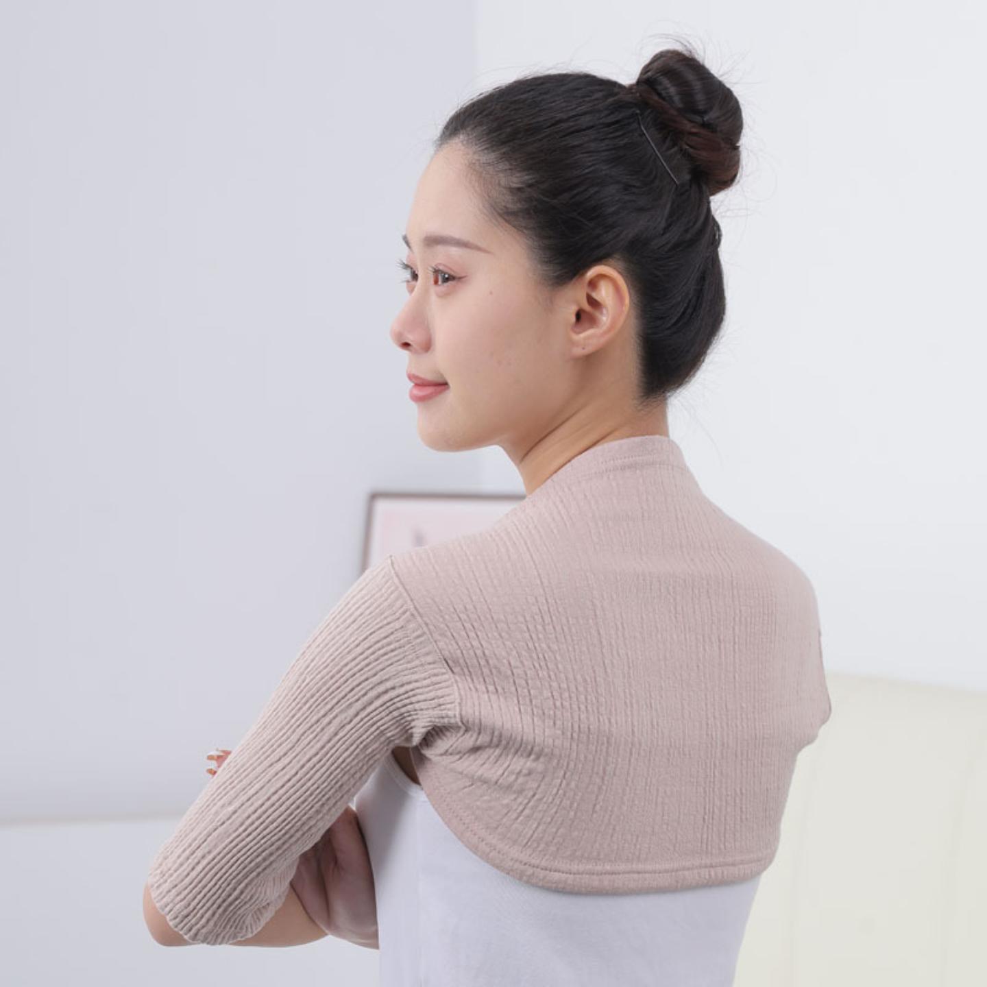 保护肩膀小坎肩羊绒男女中老年款