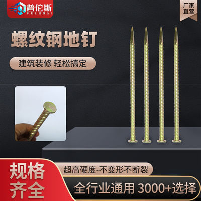 12防锈镀锌螺纹钢地钉地锁挡车器减速带钉园艺旗灯杆底座带帽长钉
