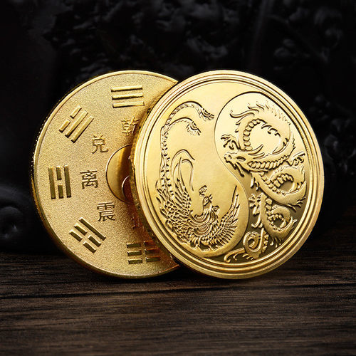 立体金属徽章创意礼品送纪念章币