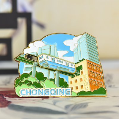 重庆冰箱贴洪崖洞长江索道城市