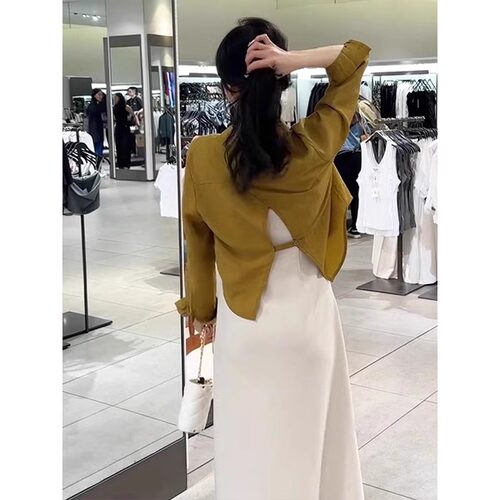 清仓反季秒杀品牌折扣店女装防晒衣女外搭小披肩开衫短款衬衣外套