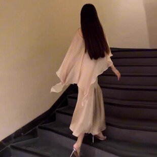 一线大品牌折扣雪纺防晒衣女夏天不规则空调开衫上衣薄款外套