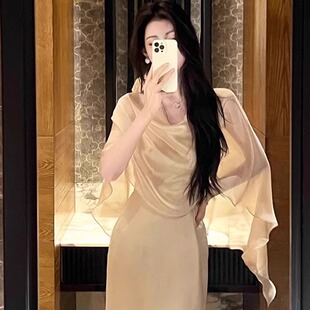 不规则冰丝上衣薄纱罩衫 清仓捡漏品牌折扣店雪纺防晒衣女披肩夏季