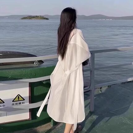 清仓反季捡漏品牌折扣女装沙滩超仙小披肩外套女中长款开衫防晒衣