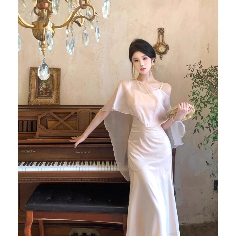 新中式国风冰丝防晒衣女披肩夏季小个子不规则漂亮小衫上衣薄外套