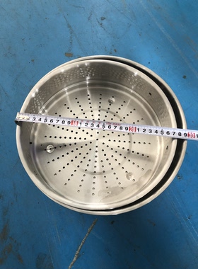 304不锈钢蒸笼加厚蒸屉家用蒸馒头蒸鱼不粘锅炒锅蒸格一套2个