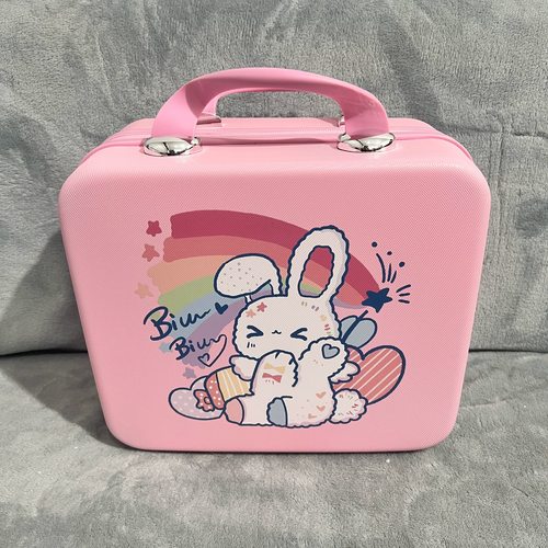 卡通三丽鸥化妆包便携大容量手提化妆箱子，颜值高，义乌