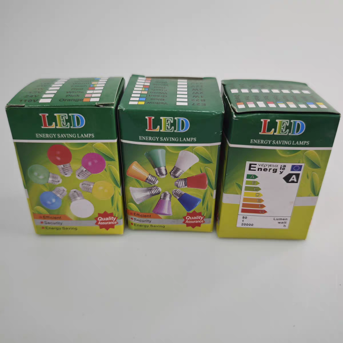 LED球泡灯泡E27螺口小灯泡，买一送一
