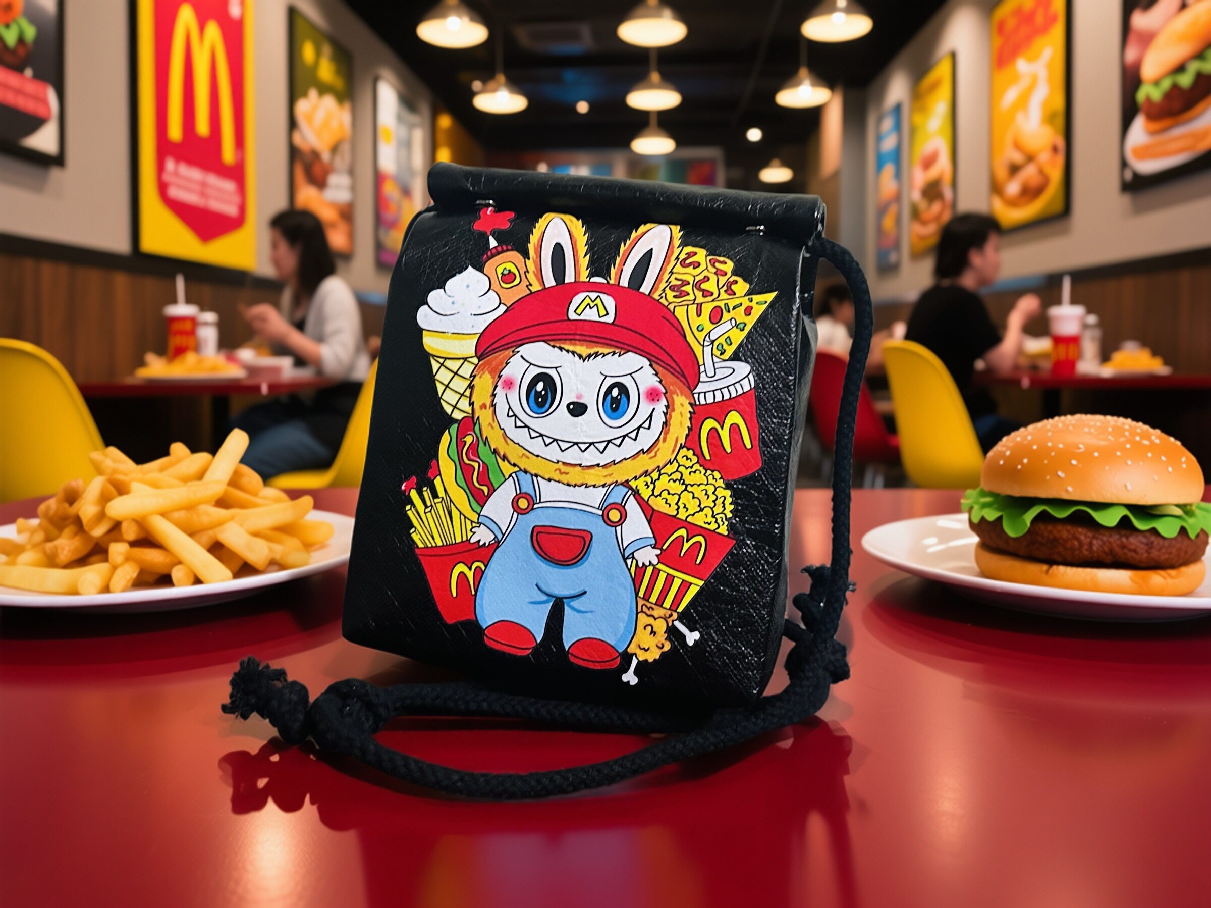 拉布布杜邦纸袋定制印logo图案可水洗耐撕斜挎包环保进口加厚定做图片