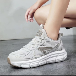 邦特运动鞋女2023秋季新款老爹鞋女软底女鞋跑步鞋休闲鞋轻便男鞋
