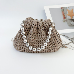 Mcroche魔织手工编织包包diy自制材料包钩针编织麦穗云朵包