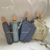 日系复古雨伞女ins风折叠晴雨两用太阳伞防晒防紫外线遮阳伞夏季