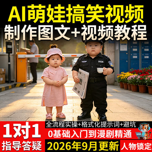 AI短视频生成制作入门到精通课