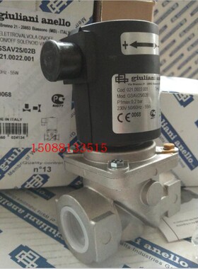 原装进口朱利安尼燃气电磁阀GSAV25/02B安全流量控制阀DN25安全阀