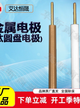 艾达恒晟金属电极Ti120钛圆盘电极Cu120铜Al120铝Ni120镍 Zn120锌
