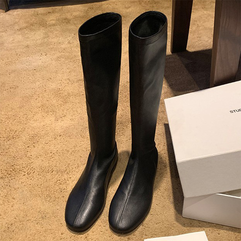 不过膝小个子内增高瘦瘦靴女