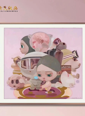 佑见艺术纯手工丝网材质潮流版画