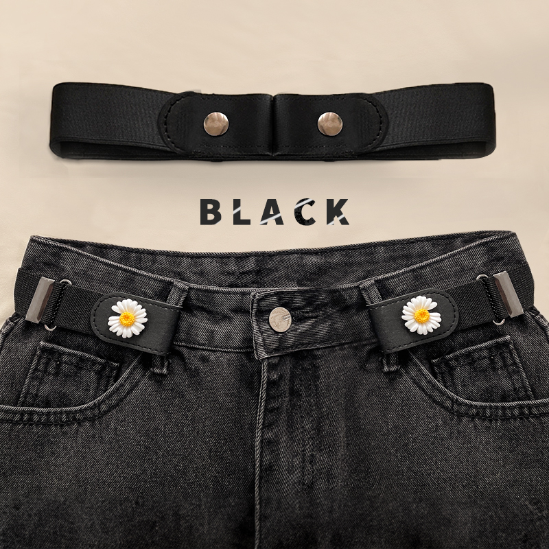 2024新款懒人腰带女款牛仔裤收腰