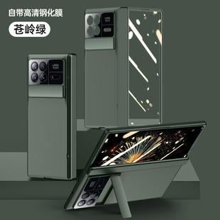 适用小米mixfold3手机壳mlxfold3折叠屏保护肤感套mix全包防摔fold硬外壳flod带前膜mixflod男女foid中轴支架