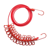 晾衣绳室内户外免打孔凉衣神器防风防滑晾晒挂衣服被子 伸缩绳子