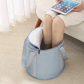 泡脚桶可折叠水盆保温便携式 大水桶旅行神器过膝洗脚盆户外泡脚袋