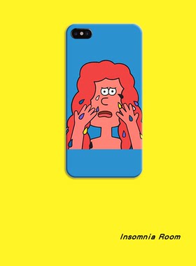 手机壳ins风女孩适用于iphonex华为p30三星s20小米11卡通搞怪哭泣