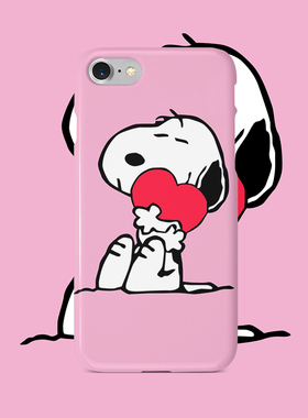 可爱史努比手机壳适用于苹果12硅胶软壳华为p50菲林三星s21亮面潮