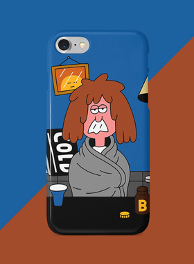 手机壳卡通搞怪老头适用于苹果13硅胶软壳华为p50硬壳全包S21玻璃