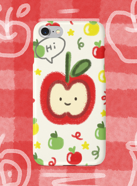 手机壳可爱苹果插画适用于iphone13硅胶软壳mate40透明软壳苹果14pro韩国菲林硬壳小米12全包