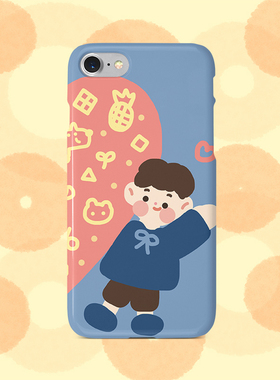 手机壳卡通ins情侣适用于苹果13硅胶软壳iphone14pro菲林硬壳荣耀60亮面全包