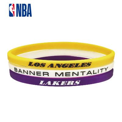 NBA球队正版三条送人小礼物手环