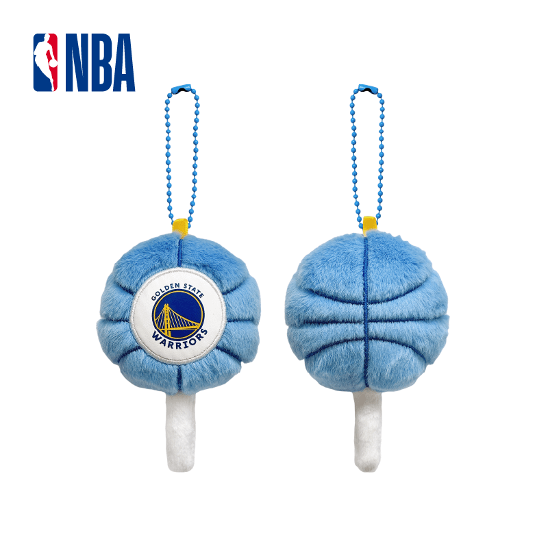 NBA球队美食系列之棒棒糖毛绒挂饰勇士湖人火箭独行侠篮球周边