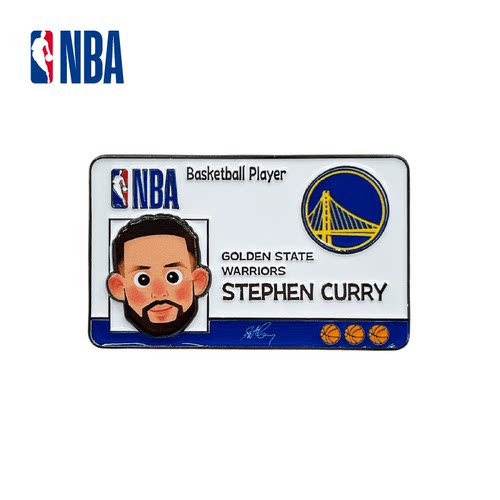 NBA球员形象ID卡通纪念徽章