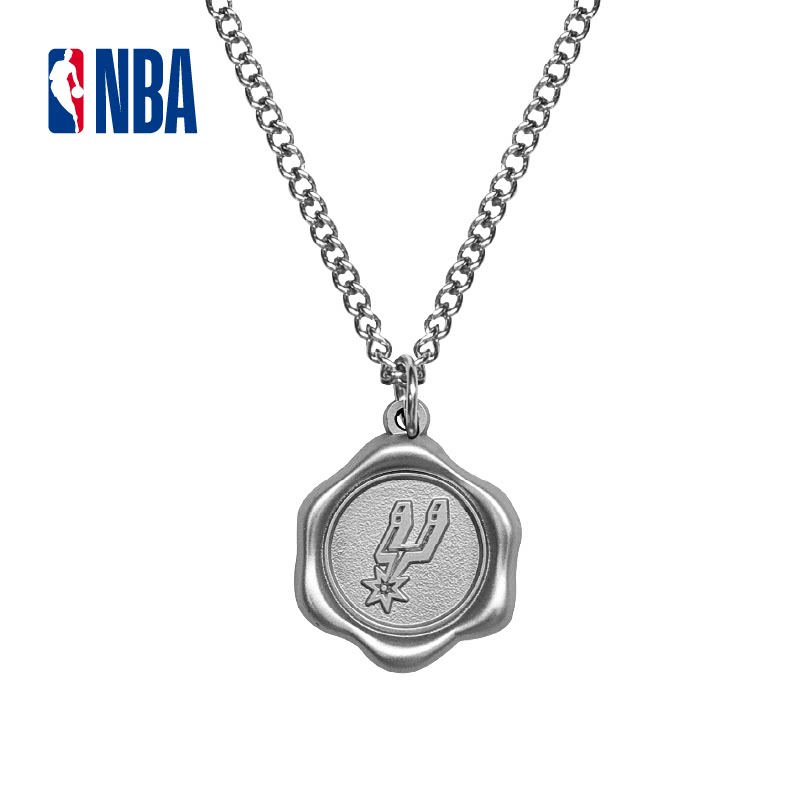 NBA球队印章项链金属吊坠周边图片
