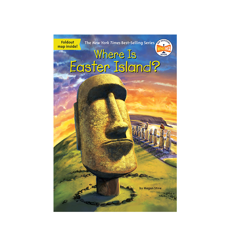 【英文原版】复活节岛在哪里？Where is Easter Island？中小学生读物 人物传记 少儿科普 7-12岁